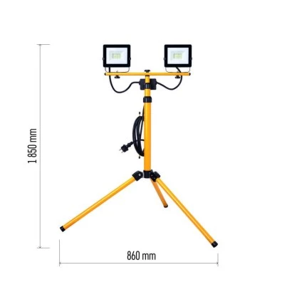 Projektor na statywie LED HOBBY SLIM 2x20W 3200lm IP65 ZS2221.2