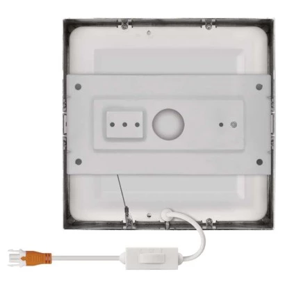 Panel LED natynkowy NEXXO, kwadrat, srebrny, 12,5W, CCT