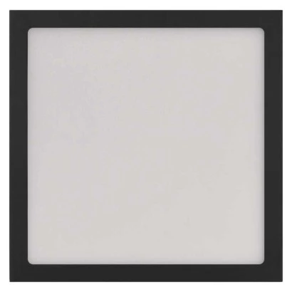 Panel LED natynkowy NEXXO, kwadrat, czarny, 12,5W, CCT