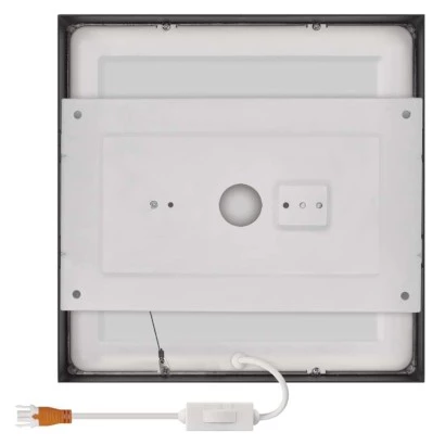 Panel LED natynkowy NEXXO, kwadrat, czarny, 21W, CCT