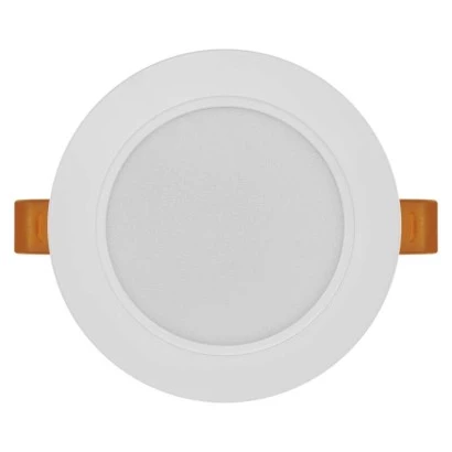 Panel LED wpuszczany RUBIC, okrągły, biały, 9W, naturalna biel