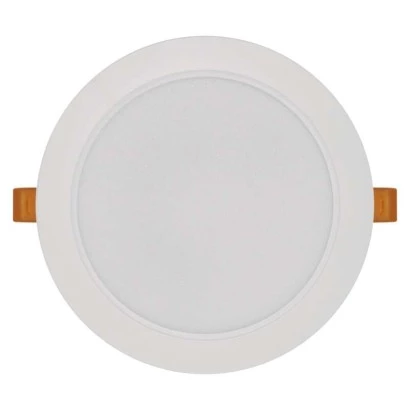 Panel LED wpuszczany RUBIC, okrągły, biały, 18W, naturalna biel