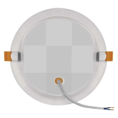 Panel LED wpuszczany RUBIC, okrągły, biały, 18W, naturalna biel