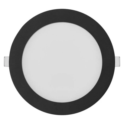 Panel LED wpuszczany NEXXO, okrągły, czarny, 12W, CCT