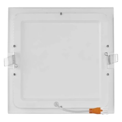 Panel LED wpuszczany NEXXO, kwadrat, biały, 18W, ciepła biel