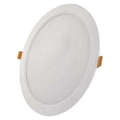 Panel LED wpuszczany RUBIC, okrągły, biały, 24W, naturalna biel