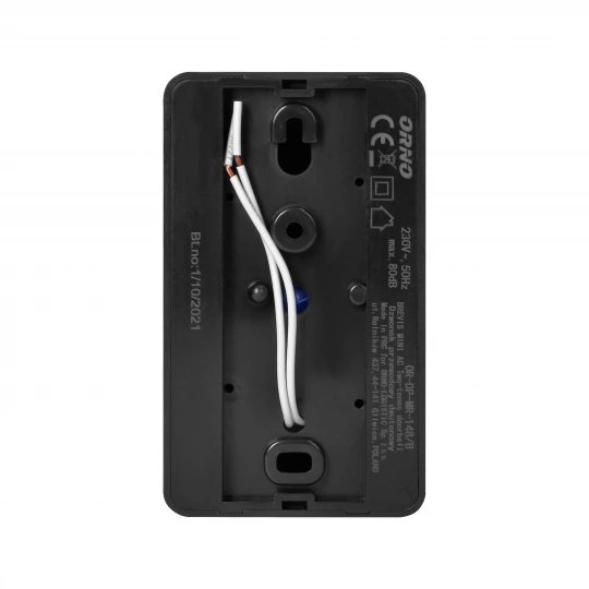 Dzwonek elektromechaniczny dwutonowy BREVIS MINI AC, 230V, czarny,OR-DP-MR-148/B