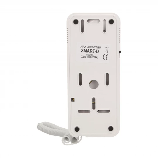 Unifon wielolokatorski do instalacji cyfrowych SMART D, CYFRAL, biały