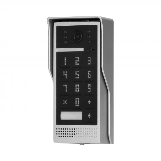 Zestaw wideodomofonowy, bezsłuchawkowy, kolor, LCD 7, interkom, z szyfratorem, natynkowy, biały, SCUTI,OR-VID-VP-1073/W