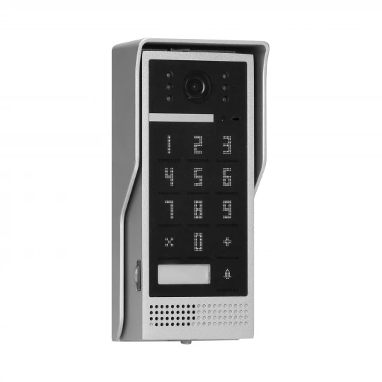 Zestaw wideodomofonowy, bezsłuchawkowy, kolor, LCD 7, interkom, z szyfratorem, natynkowy, biały, SCUTI,OR-VID-VP-1073/W