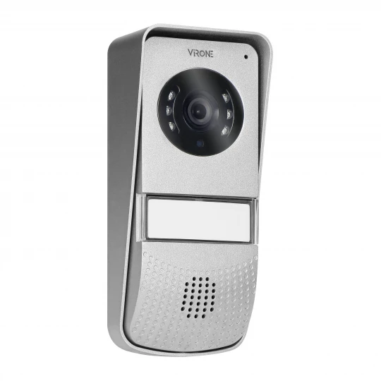 Zestaw wideodomofonowy bezsłuchawkowy, kolor, 4,3 LCD, z czytnikiem breloków zbliżeniowych, czarny, ENIF RFID,VDP-62