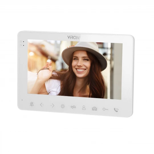 Wideo monitor bezsłuchawkowy do rozbudowy zestawów VIFAR i VIFIS, LCD 7, WiFi + APP na smartfona, sterowanie bramą,VDP-63PMV