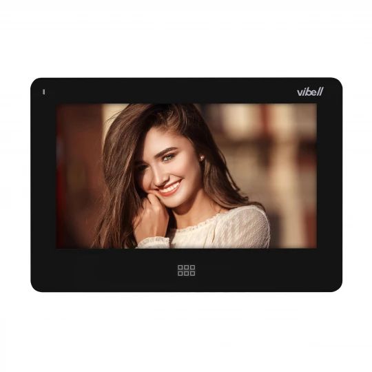 Wideo monitor bezsłuchawkowy, kolorowy, LCD 7”, do zastosowania w systemach VIBELL, dotykowy ekran, moduł pa,OR-VID-EX-1060PMV/B