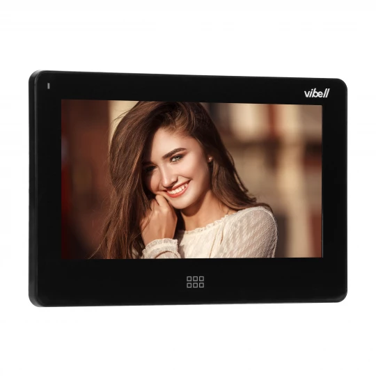 Wideo monitor bezsłuchawkowy, kolorowy, LCD 7”, do zastosowania w systemach VIBELL, dotykowy ekran, moduł pa,OR-VID-EX-1060PMV/B