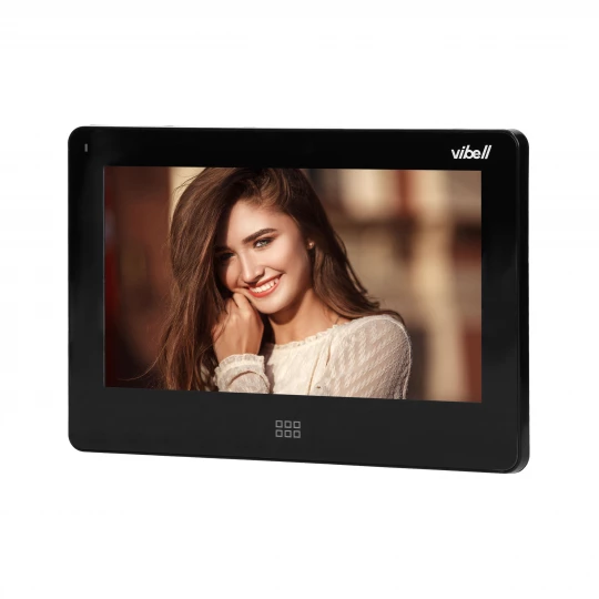 Wideo monitor bezsłuchawkowy, kolorowy, LCD 7”, do zastosowania w systemach VIBELL, dotykowy ekran, moduł pa,OR-VID-EX-1060PMV/B