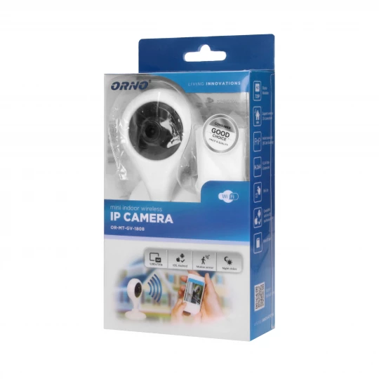 Bezprzewodowa kamera monitorująca IP wewnętrzna, mini OR-MT-GV-1808