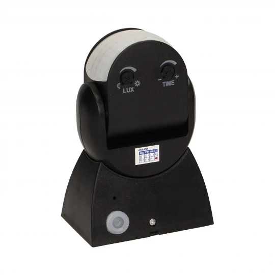 Orno Czujnik ruchu 180st. regulacja pionowa i pozioma IP65 OR-CR-236/B 1200W czarny