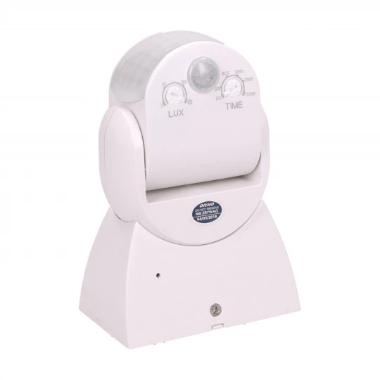 Czujnik ruchu 180stopni/360stopni IP65 1200W biały OR-CR-254/W