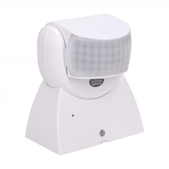 Czujnik ruchu 180stopni/360stopni IP65 1200W biały OR-CR-254/W