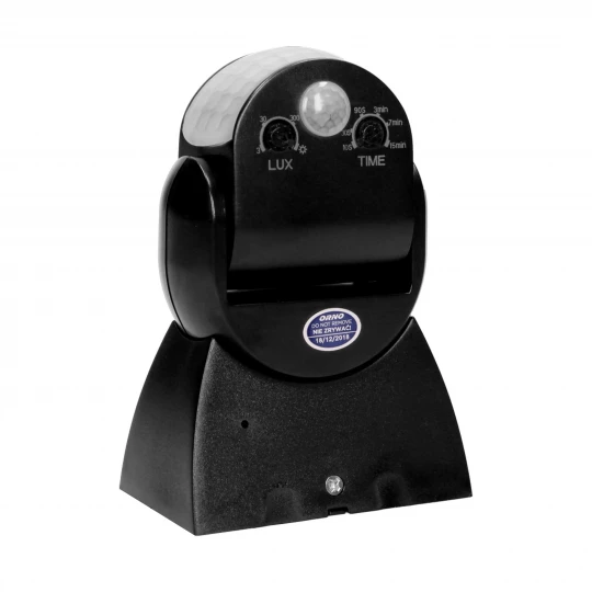 Czujnik ruchu 360/180st. 2 sensory IP65 1200W czarny OR-CR-254/B