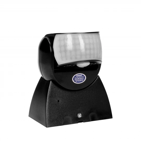 Czujnik ruchu 360/180st. 2 sensory IP65 1200W czarny OR-CR-254/B