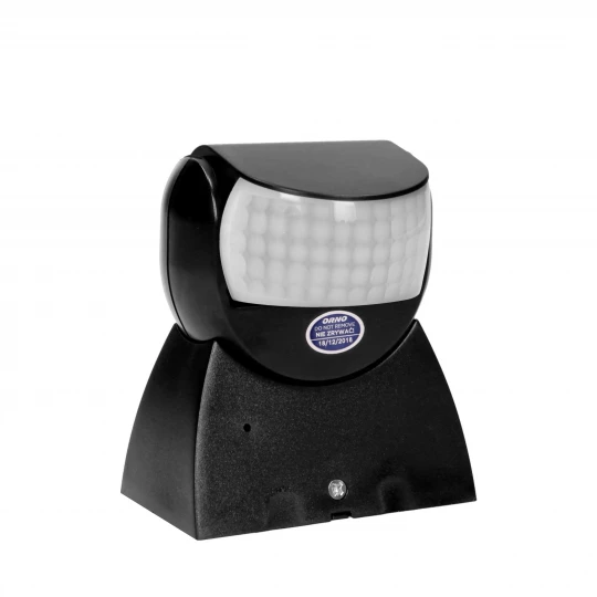 Czujnik ruchu 360/180st. 2 sensory IP65 1200W czarny OR-CR-254/B