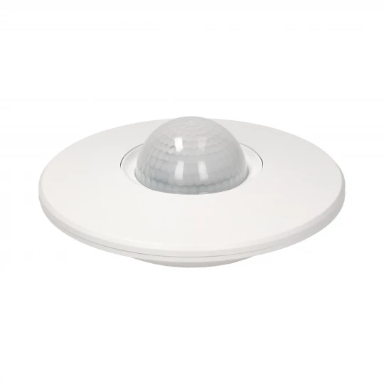 Czujnik ruchu 360 st. IP20, 2000W, 3 sensory, regulacja zasięgu Ø3m-20m, biały
