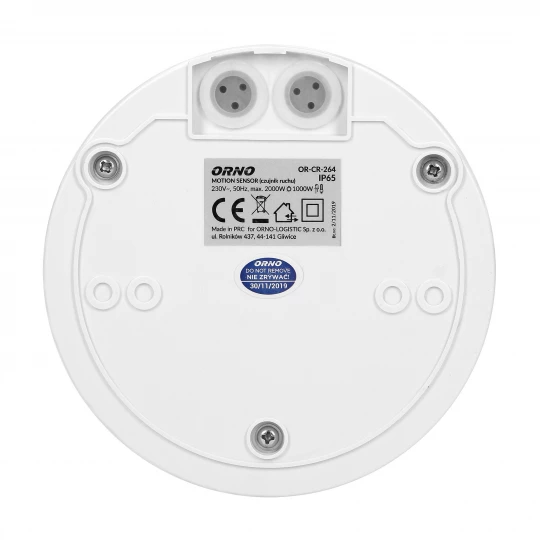 Czujnik ruchu 360st. 2000W, IP65 OR-CR-264
