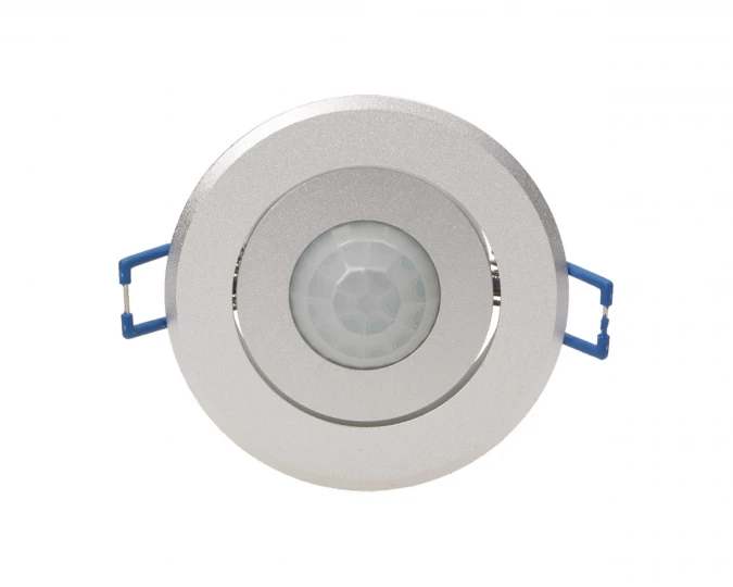 Czujnik ruchu 360st. IP20, 1200W, aluminium, do sufitów podwieszanych, regulacja położenia sensora