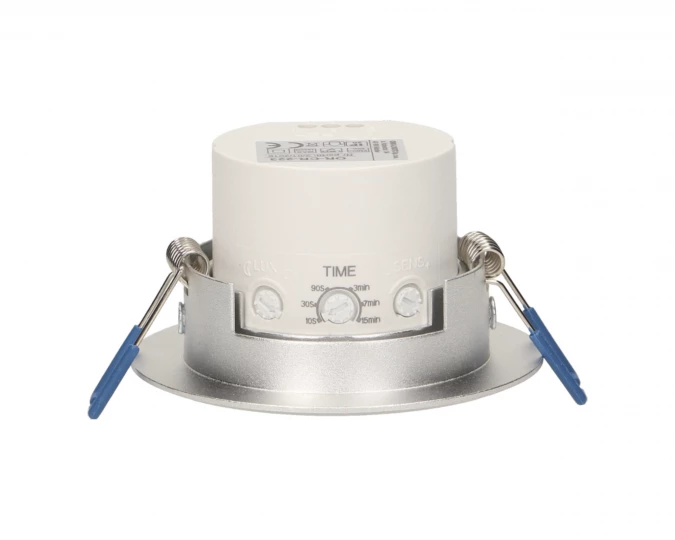 Czujnik ruchu 360st. IP20, 1200W, aluminium, do sufitów podwieszanych, regulacja położenia sensora