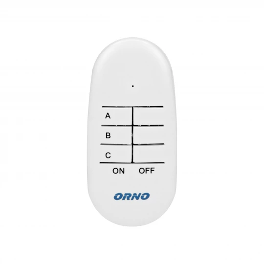 Bezprzewodowe gniazdo mini sterowane pilotem 1+1 OR-GB-440