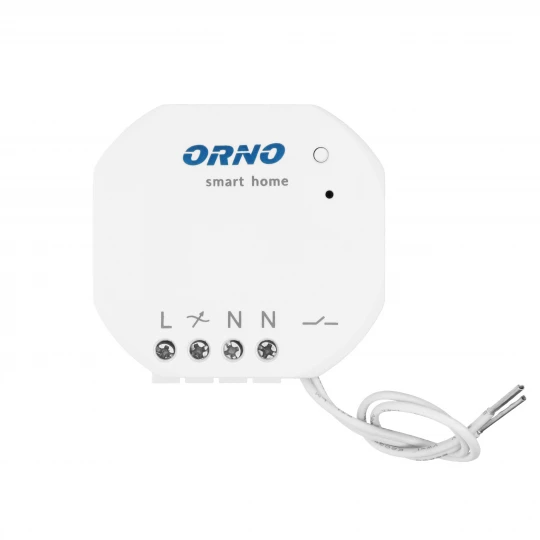 Przekaźnik podtynkowy MINI (dopuszkowy) ON/OFF sterowany bezprzewodowo,z odbiornikiem radiowym, ORNO Smart Home,OR-SH-1736