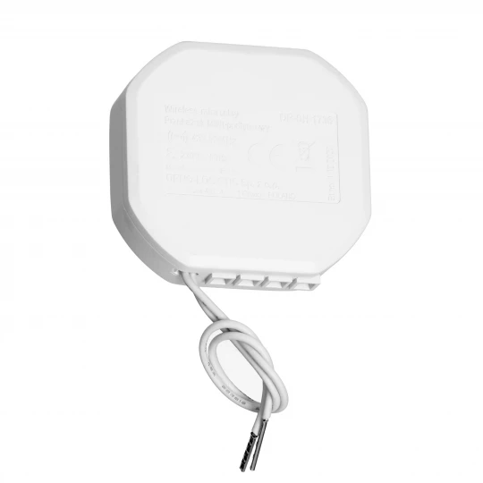 Przekaźnik podtynkowy MINI (dopuszkowy) ON/OFF sterowany bezprzewodowo,z odbiornikiem radiowym, ORNO Smart Home,OR-SH-1736