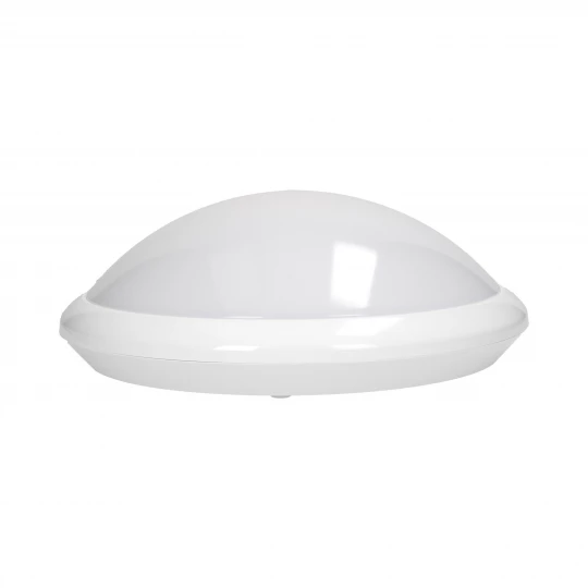 BREVA, plafon oświetleniowy z mikrofalowym czujnikiem ruchu, 60W, E27, IP44, poliwęglan mleczny,AD-PL-316WE27PMM