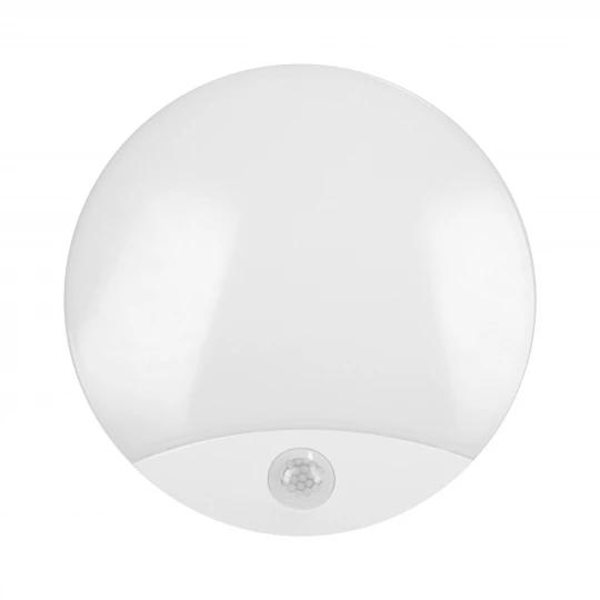 VIRAZON LED 15W, plafon z czujnikiem ruchu, 1050lm, IP44, 4000K, poliwęglan mleczny, biały