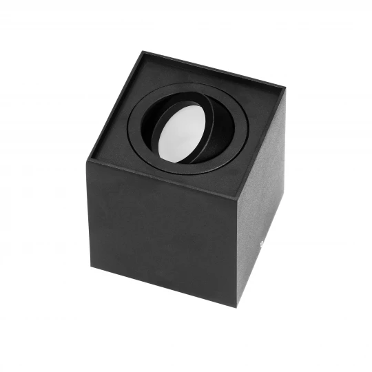 CAROLIN DLS GU10 downlight max 35W, IP20, kwadrat, czarny,AD-OD-6145BGU10