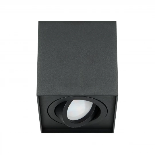 CAROLIN DLS GU10 downlight max 35W, IP20, kwadrat, czarny,AD-OD-6145BGU10
