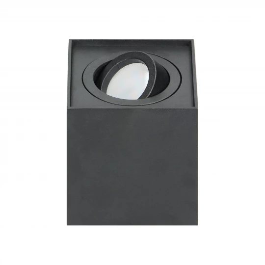 CAROLIN DLS GU10 downlight max 35W, IP20, kwadrat, czarny,AD-OD-6145BGU10