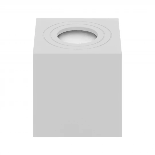 MEGY DLS GU10 downlight max 50W, IP54, kwadrat, biały, aluminium,AD-OD-6143WGU10