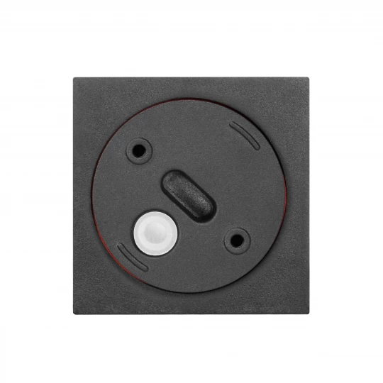 MEGY DLS GU10 downlight max 50W, IP54, kwadrat, czarny, aluminium,AD-OD-6143BGU10
