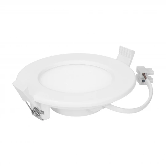 Oprawa downlight, podtynkowa EURUS LED 9W okrągła, 540lm, 4000K, biała, wbudowany zasilacz LED