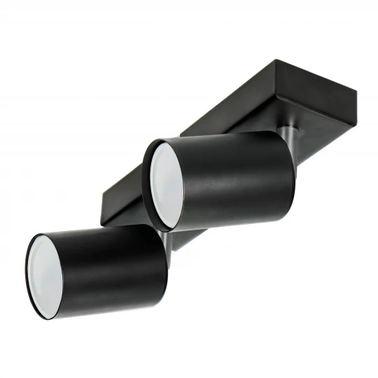 DOA SP 2, oprawa ścienno-sufitowa, GU10 max. 2x50W, IP20, czarna,AD-OP-6194BGU10