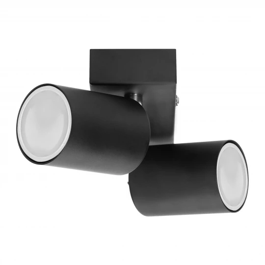 DOA SP 2, oprawa ścienno-sufitowa, GU10 max. 2x50W, IP20, czarna,AD-OP-6194BGU10