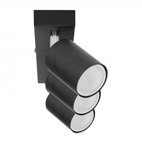 DOA SP 3, oprawa ścienno-sufitowa, GU10 max. 3x50W, IP20, czarna,AD-OP-6195BGU10