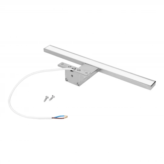 NORTES LED 5W, lampa nad lustro, 320lm, 4000K, dł. 30 cm, aluminium, srebrna,AD-OM-6104L4