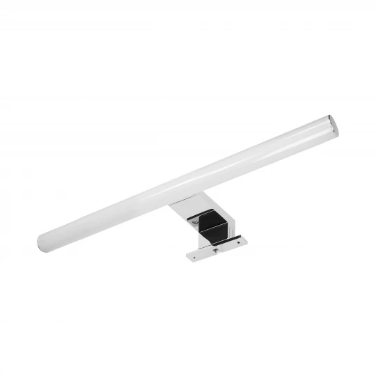 PEEGEL LED 9W, lampa nad lustro, 810lm, 4000K, dł. 60 cm, tworzywo sztuczne+akryl, srebrna,AD-OM-6122L4