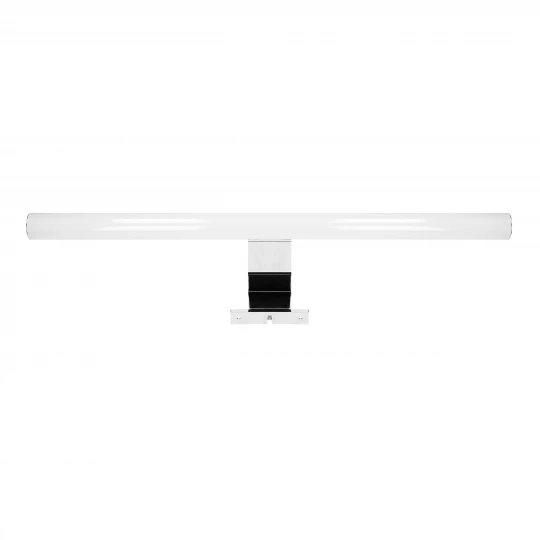 PEEGEL LED 9W, lampa nad lustro, 810lm, 4000K, dł. 60 cm, tworzywo sztuczne+akryl, srebrna,AD-OM-6122L4