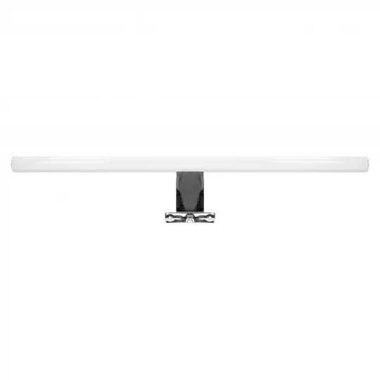 PEEGEL LED 9W, lampa nad lustro, 810lm, 4000K, dł. 60 cm, tworzywo sztuczne+akryl, srebrna,AD-OM-6122L4