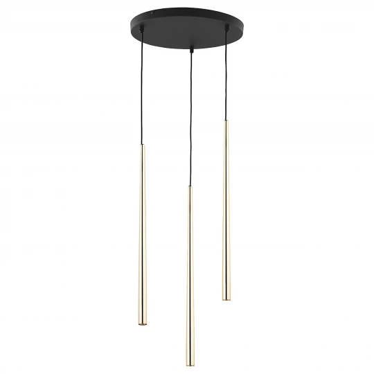 TABUNG 3P, lampa wisząca, G9  max.6W, złota