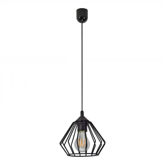 WAYA lampa wisząca, moc max. 1x60W, E27, czarna